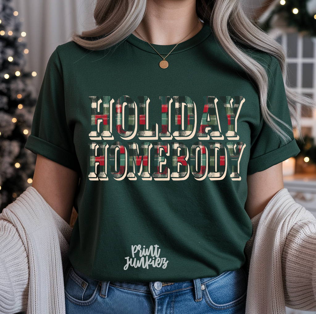 Plaid Holiday Homebody - DTF