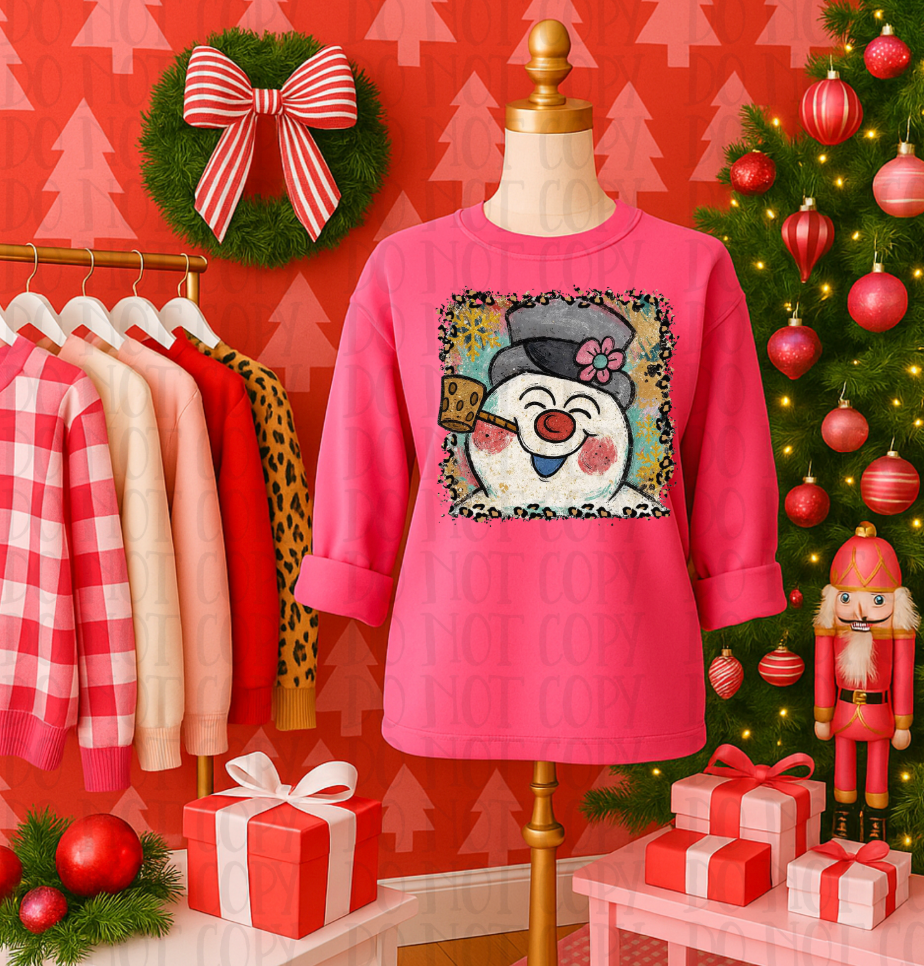 Leopard Snowman - DTF