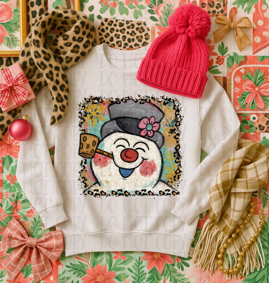 Leopard Snowman - DTF