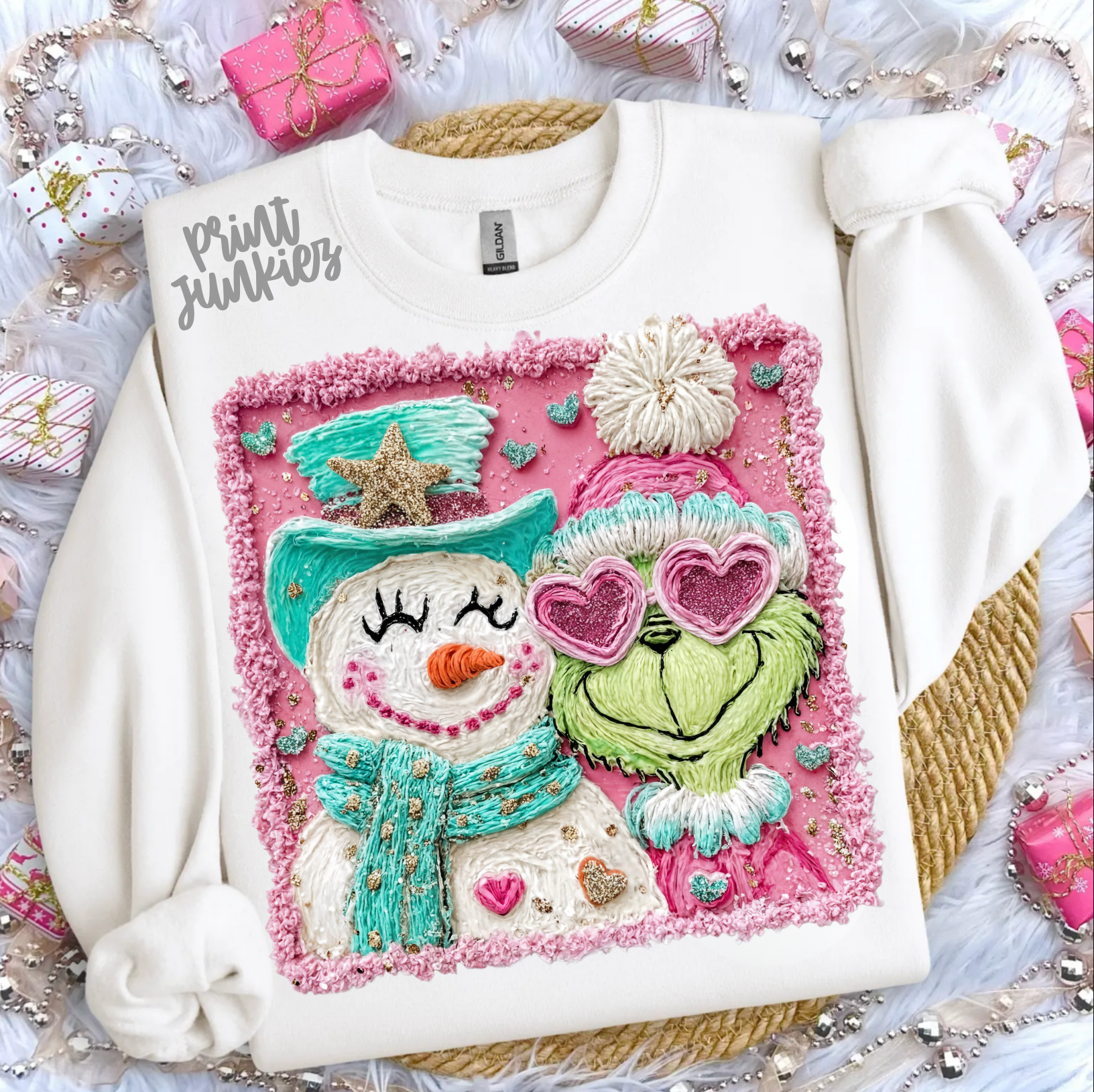 Faux Snowman & Friend - DTF