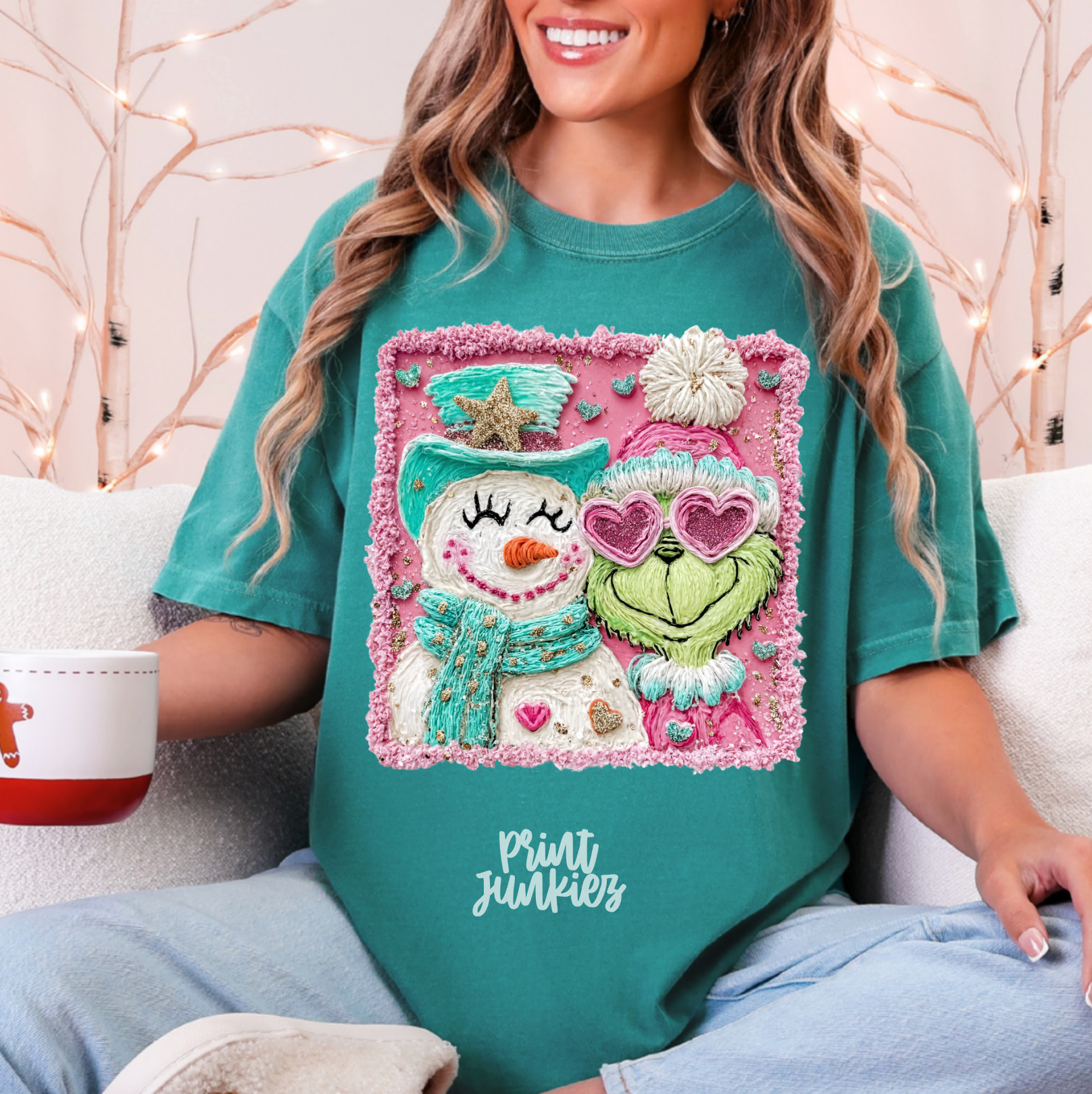 Faux Snowman & Friend - DTF