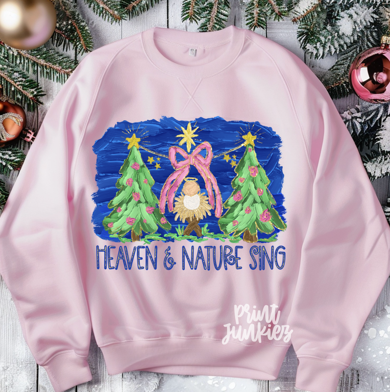 Heaven & Nature Sing Hand Painted - DTF