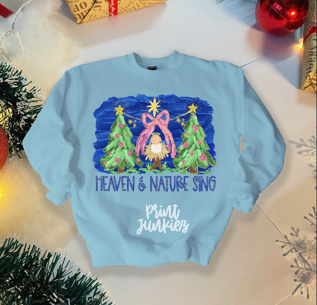 Heaven & Nature Sing Hand Painted - DTF