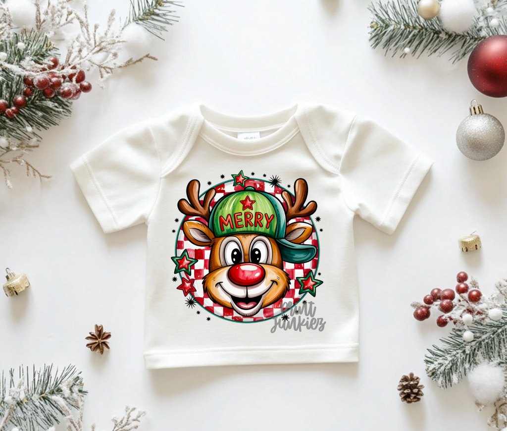 Merry Doodle Reindeer - DTF