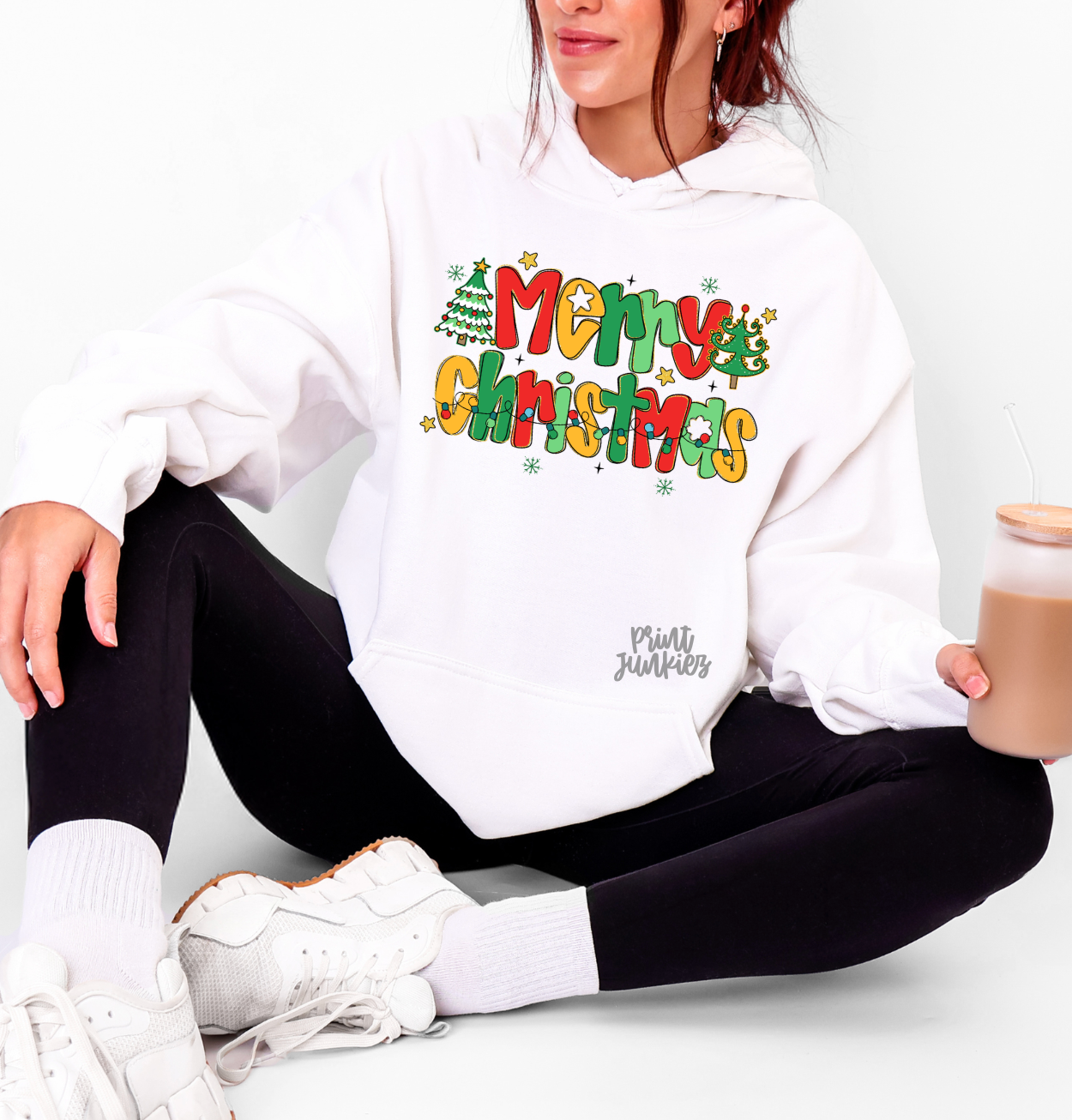 Merry Christmas Doodle Letters - DTF