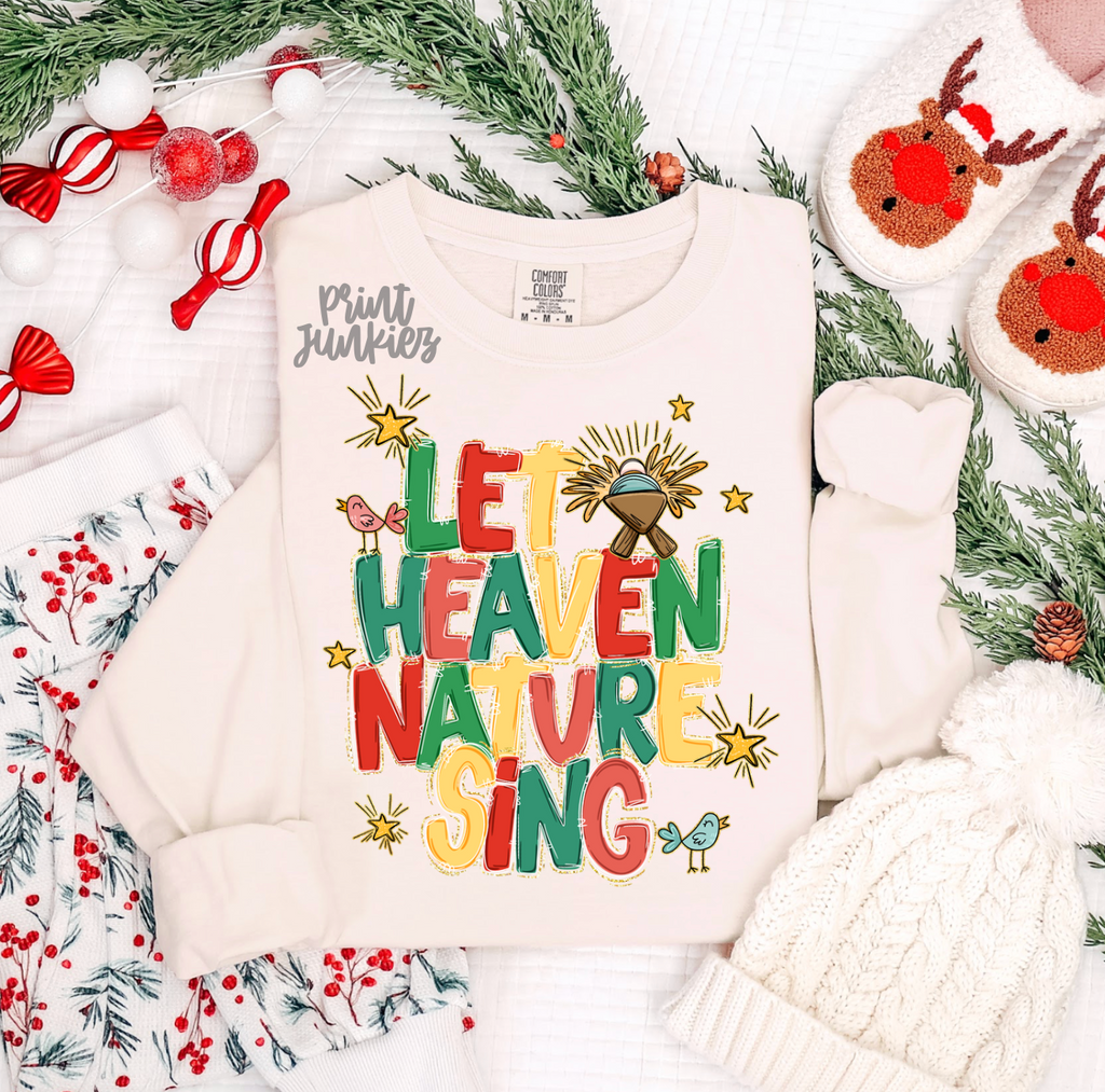 Let Heaven & Nature Sing Doodle - DTF