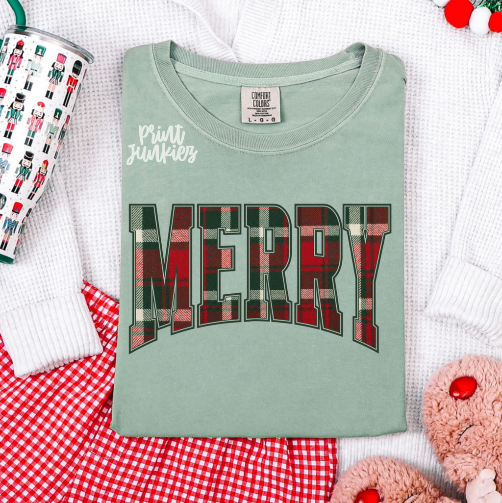 Merry Plaid - DTF