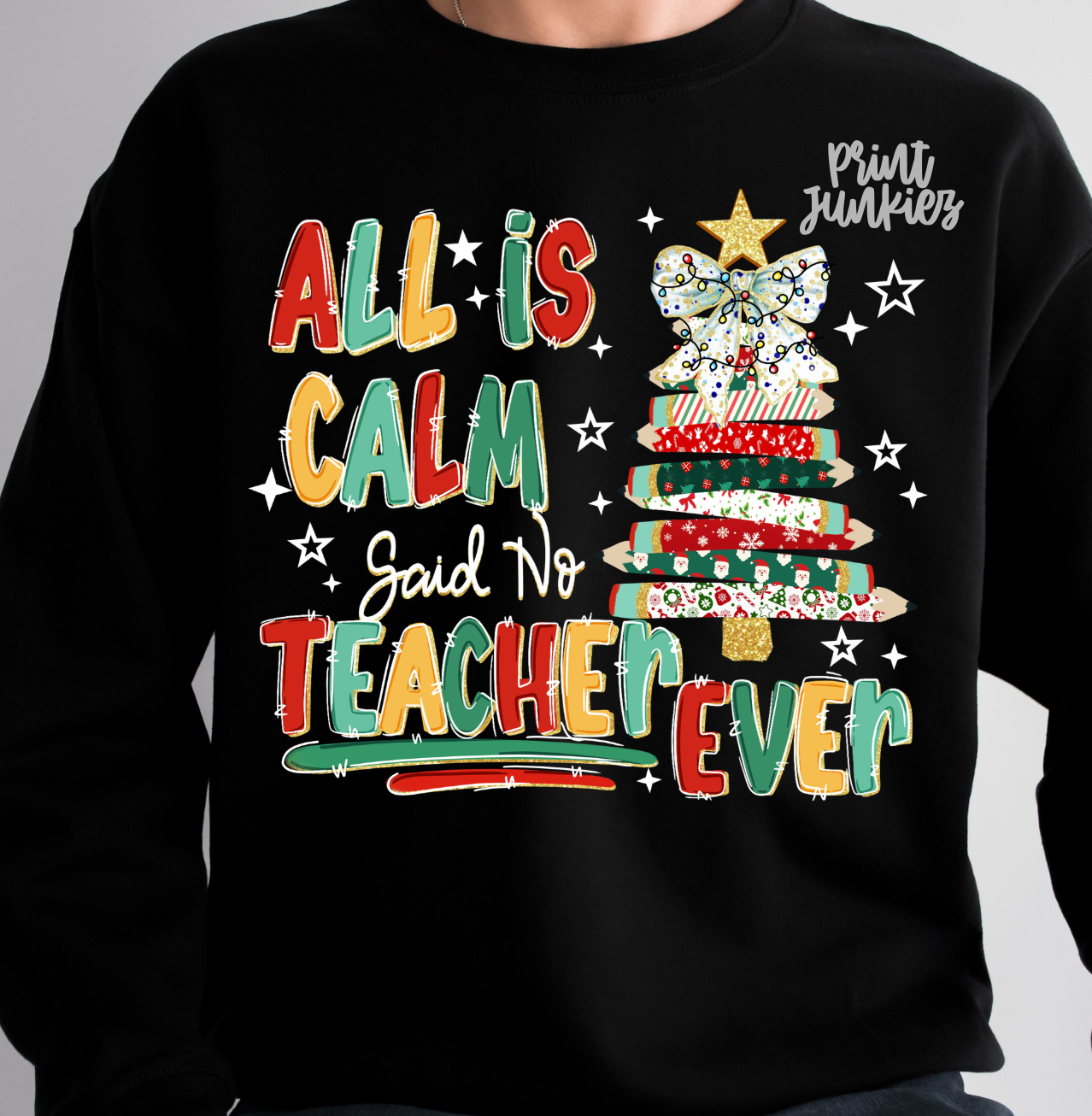 All is Calm Said no Teacher Ever - DTF
