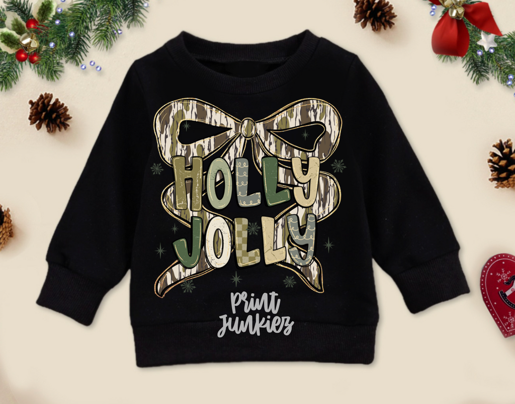 Holly & Jolly Camo - DTF