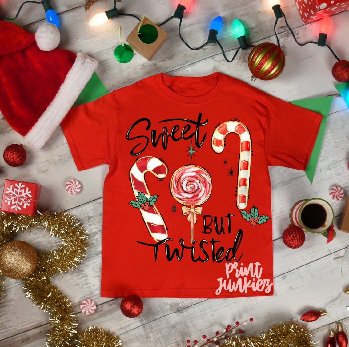 Sweet But Twisted Candy Canes - DTF