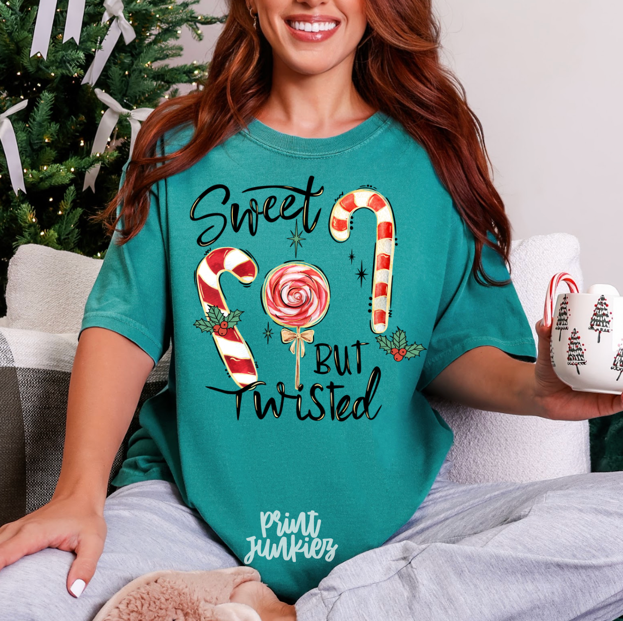 Sweet But Twisted Candy Canes - DTF