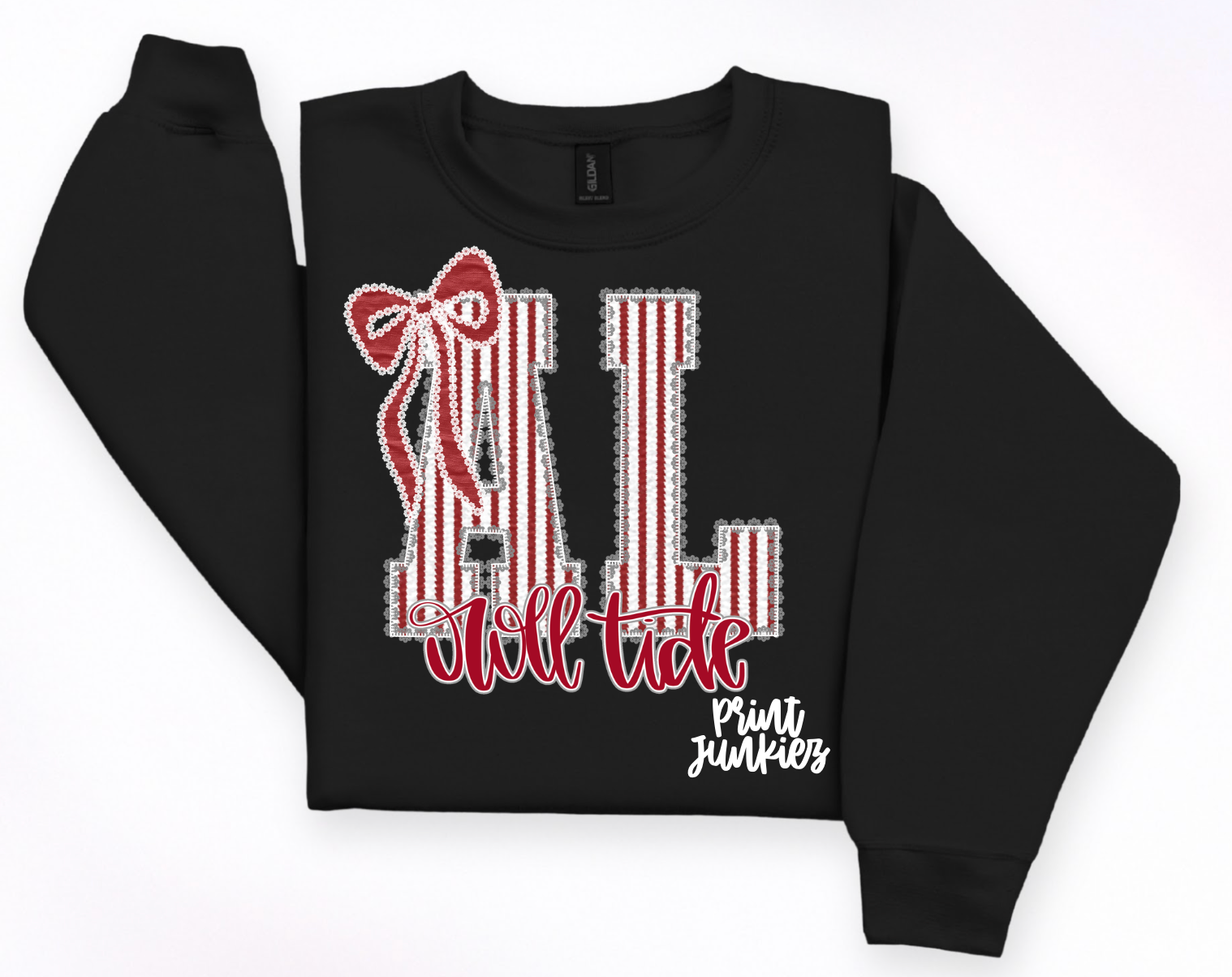 AL Roll Tide Seer Sucker- DIGITAL - DTF