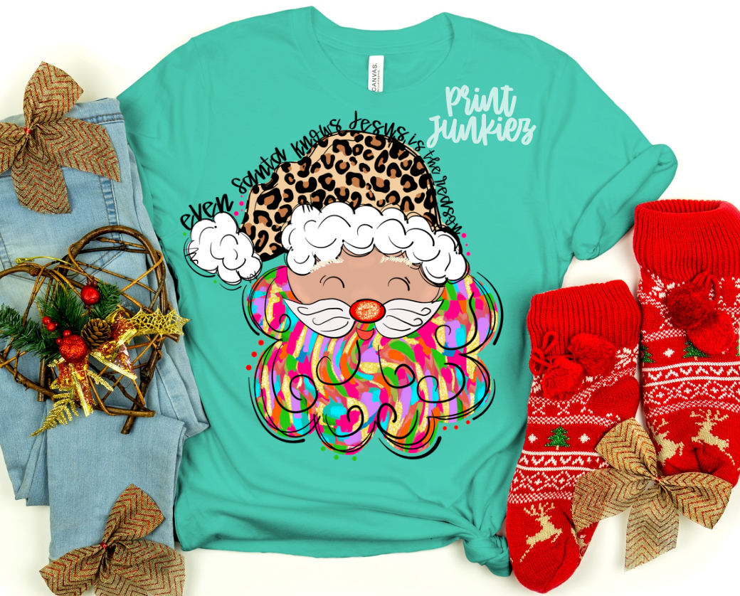 Even Santa Knows Jesus is the Reason - DTF