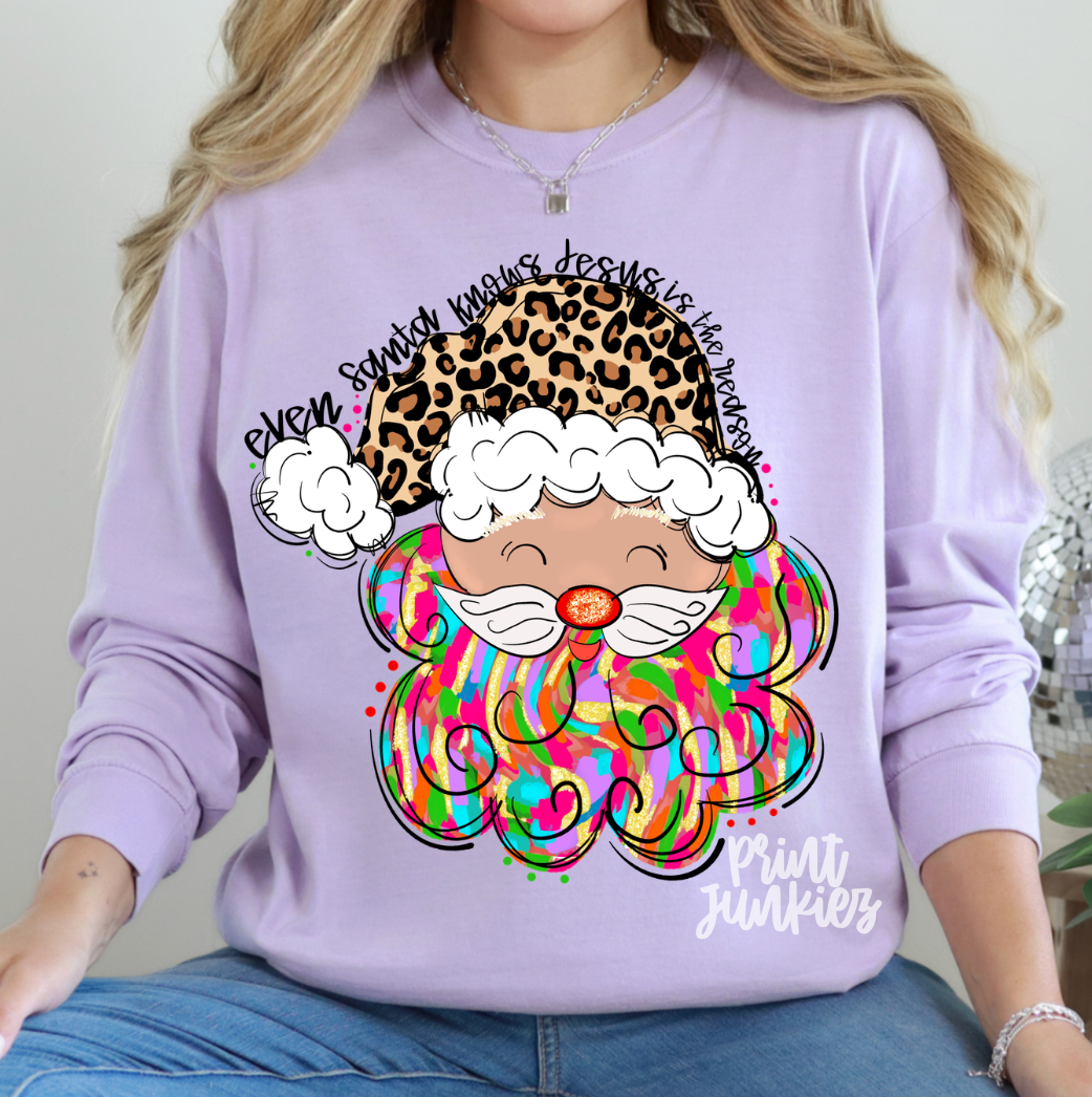 Even Santa Knows Jesus is the Reason - DTF