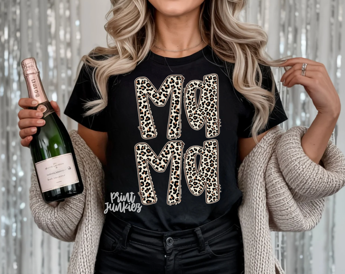 Cheetah Preppy Alpha - CUSTOM - DTF