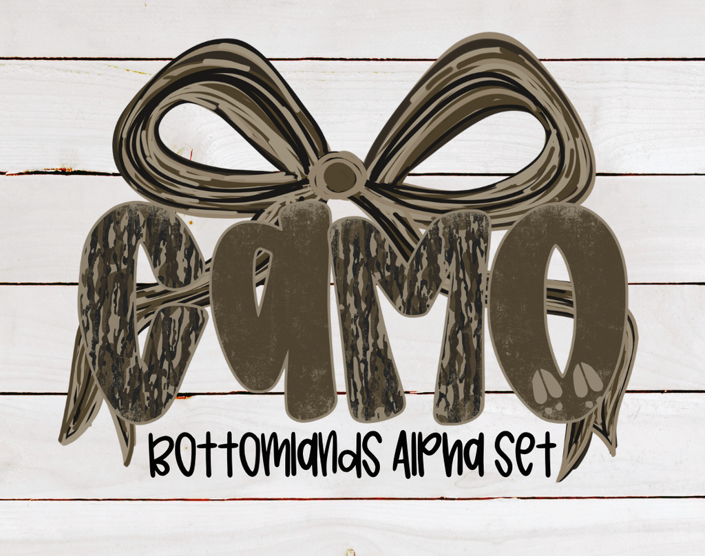 Bottomlands Camo Alpha Set - CUSTOM - DTF