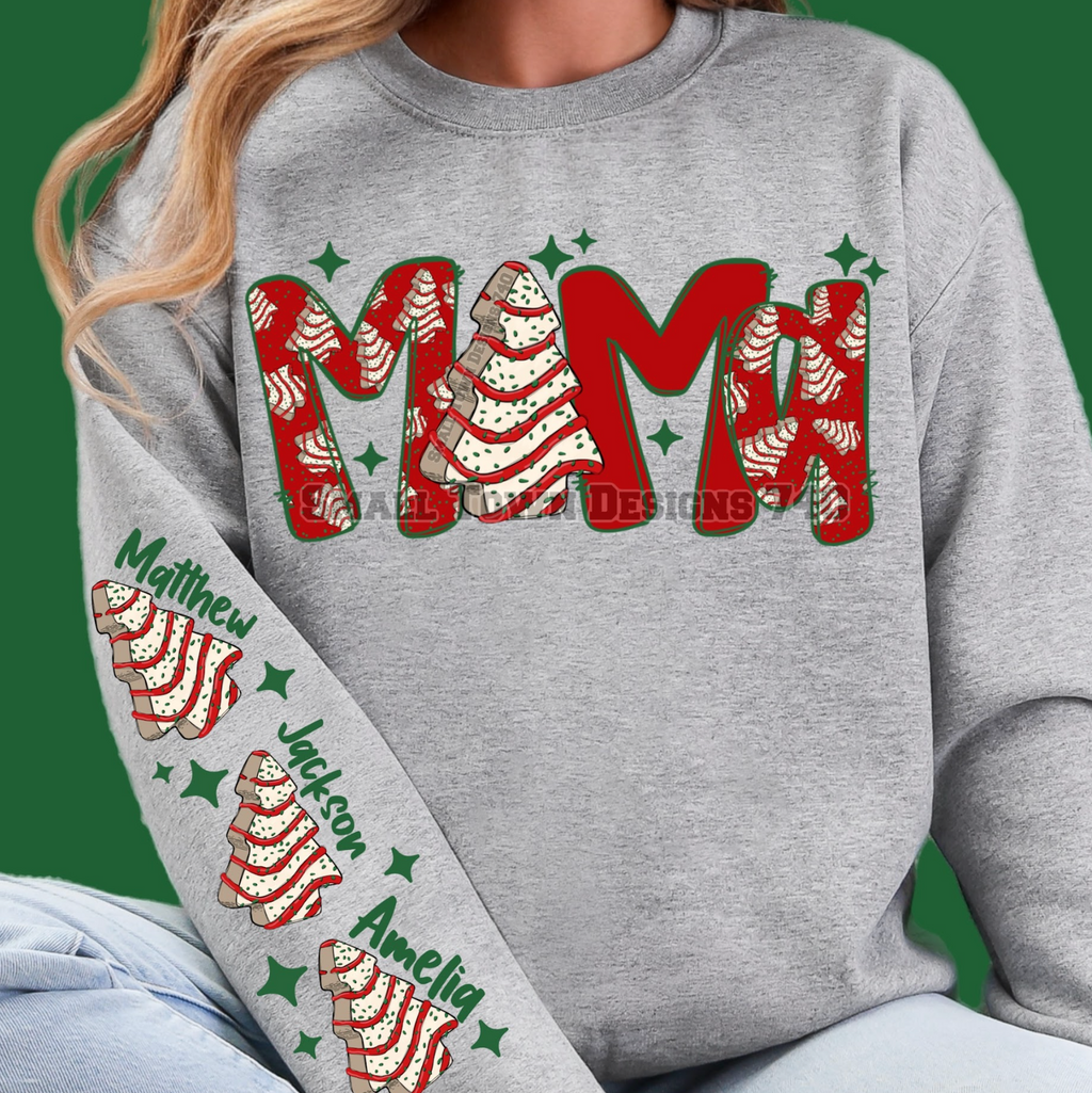 Christmas Tree Cake Alpha - CUSTOM - DTF