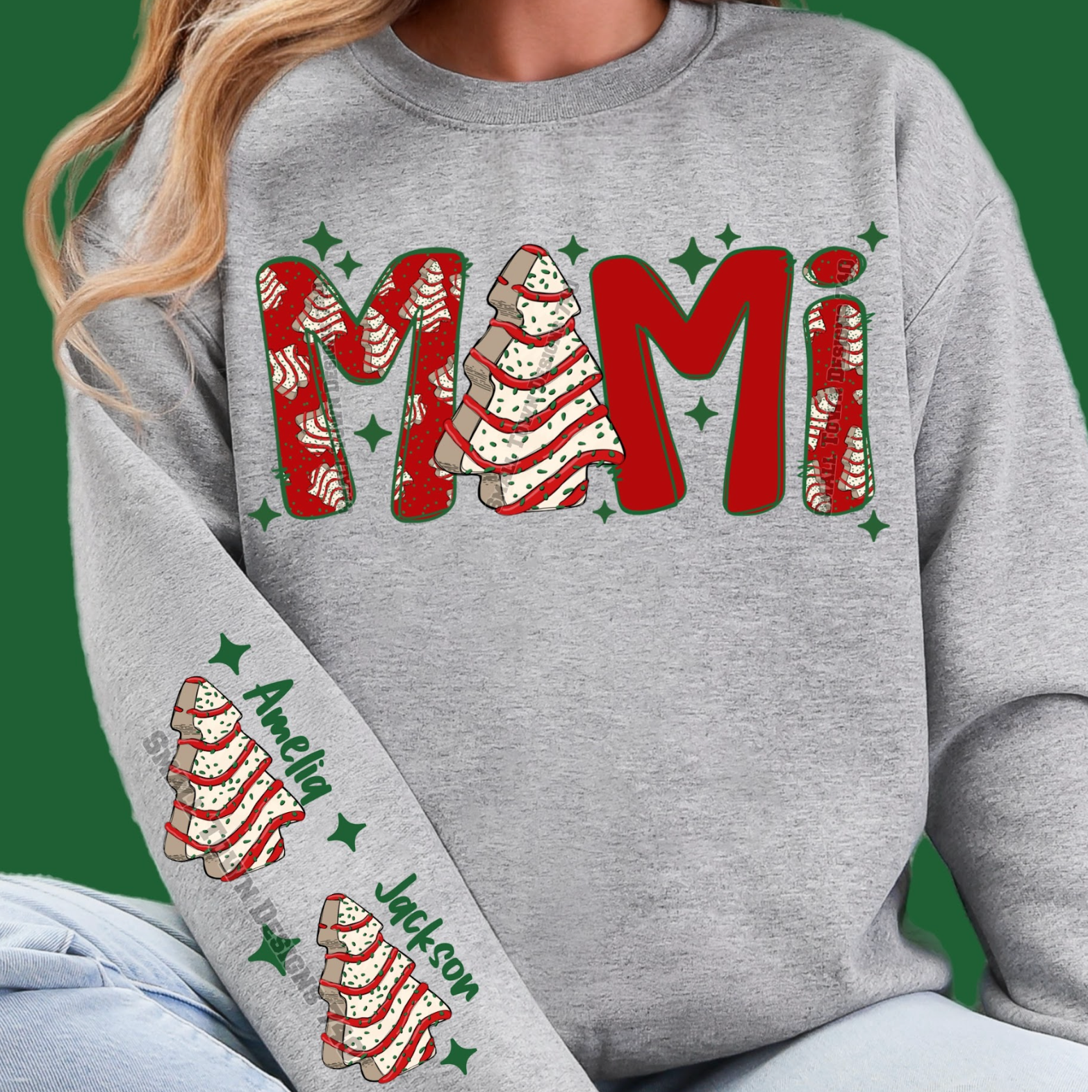 Christmas Tree Cake Alpha - CUSTOM - DTF