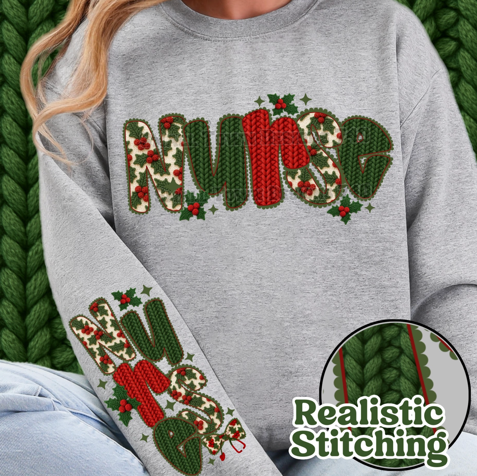 Crochet Holly Alpha - CUSTOM - DTF