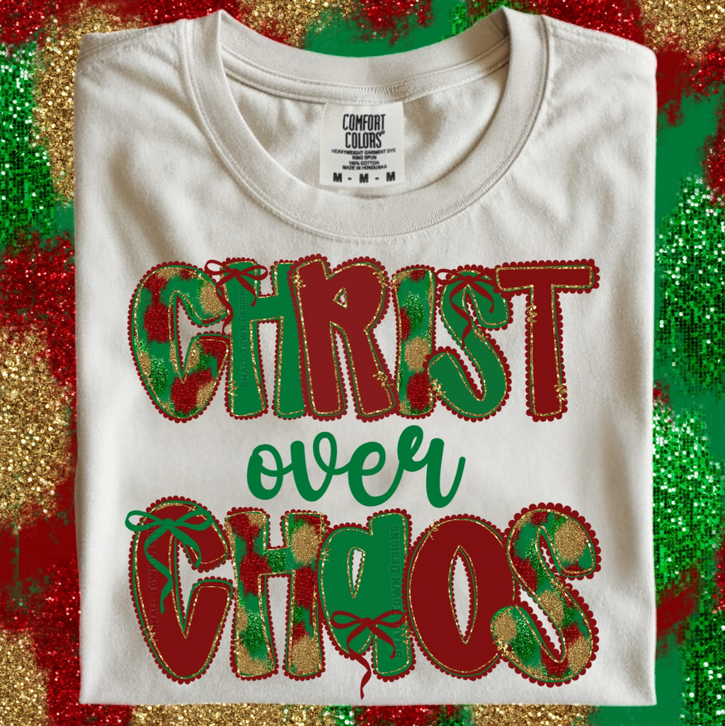 Christmas Gold Brushstrokes - CUSTOM - DTF