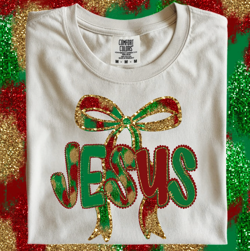 Christmas Gold Brushstrokes - CUSTOM - DTF
