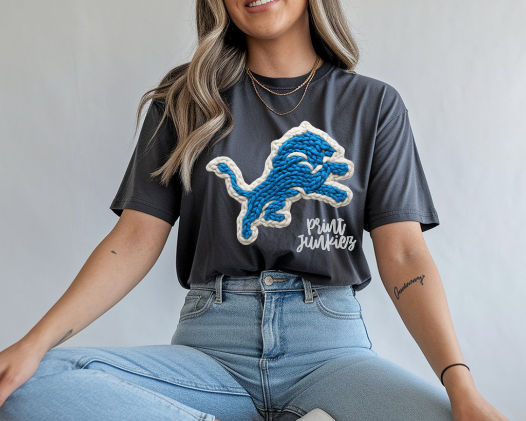 Lion Faux Crochet - DTF