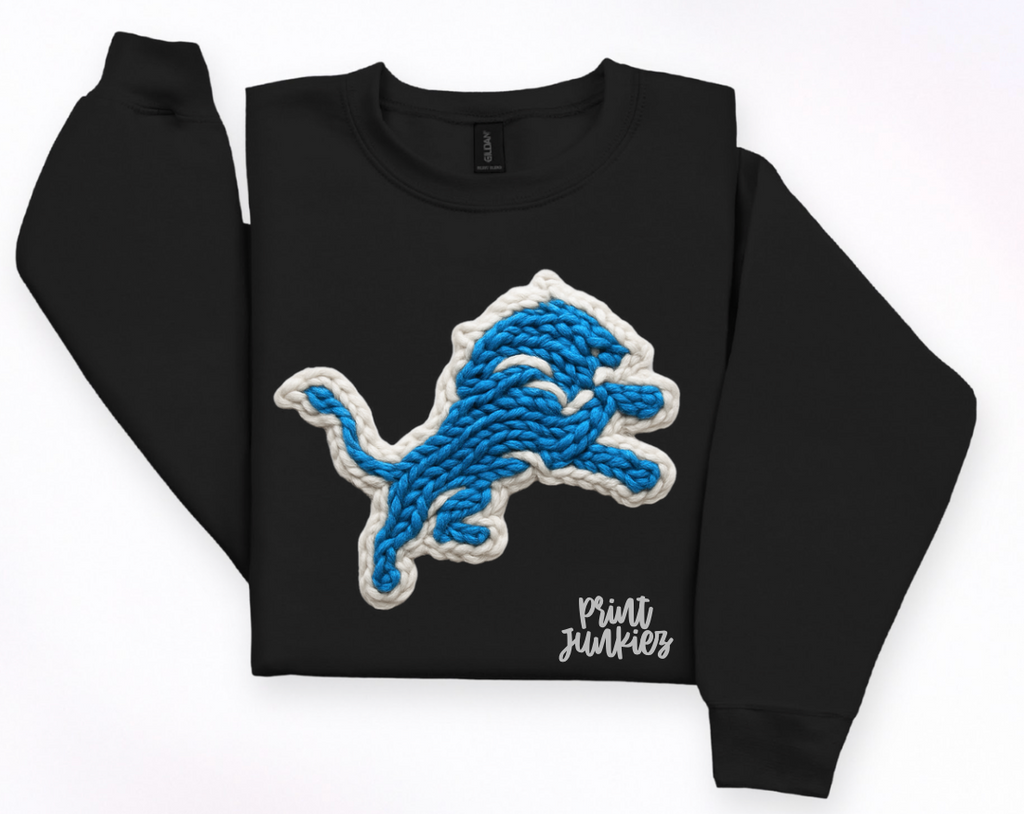 Lion Faux Crochet - DTF