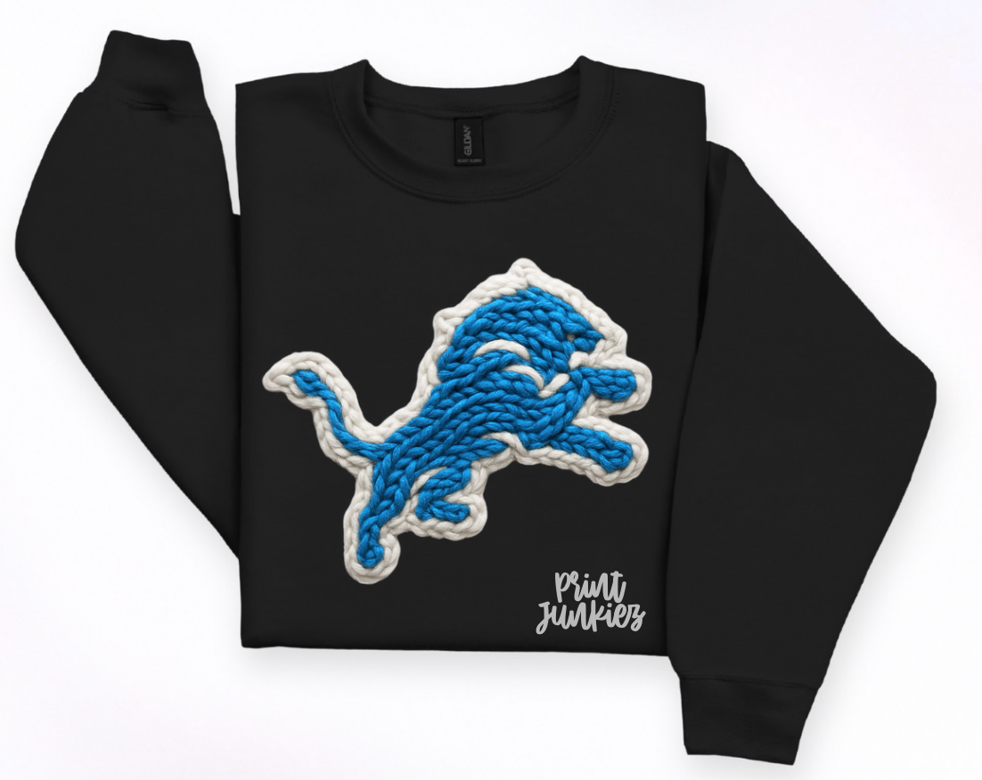 Lion Faux Crochet - DTF