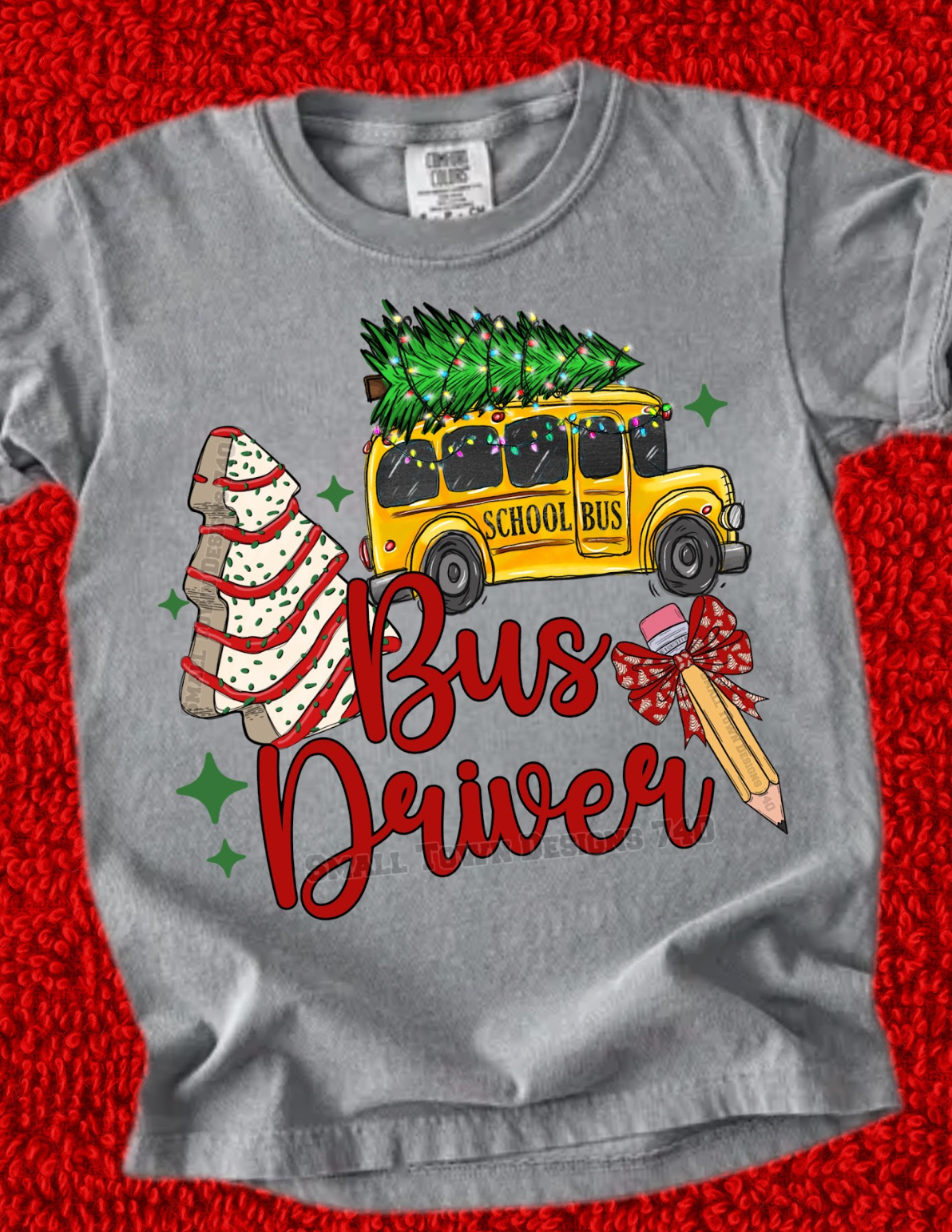 Bus Driver Christmas - DTF