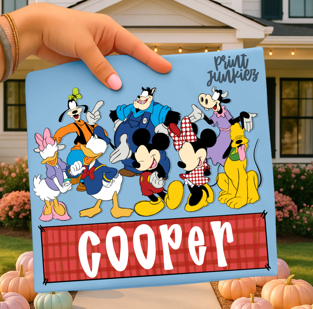 Cartoon Characters - CUSTOM - DTF