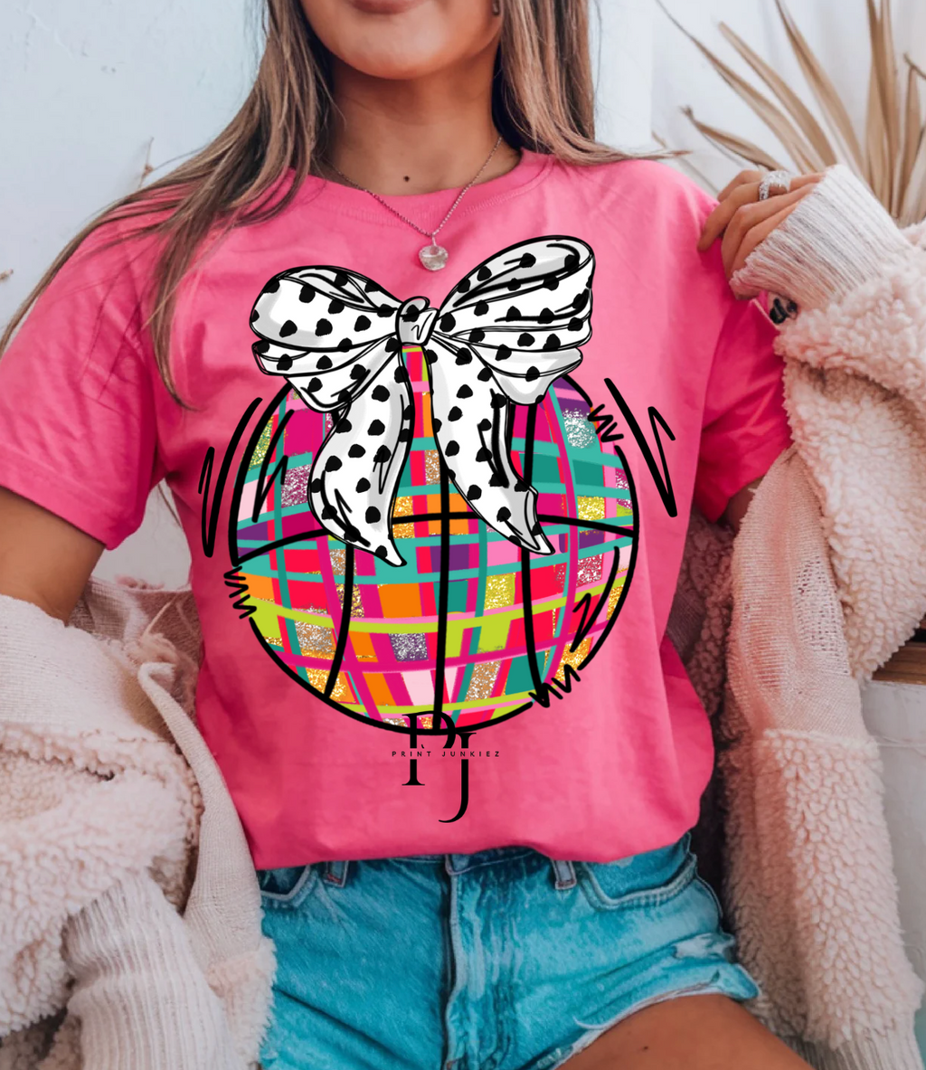 Colorful Coquette Basketball - DTF