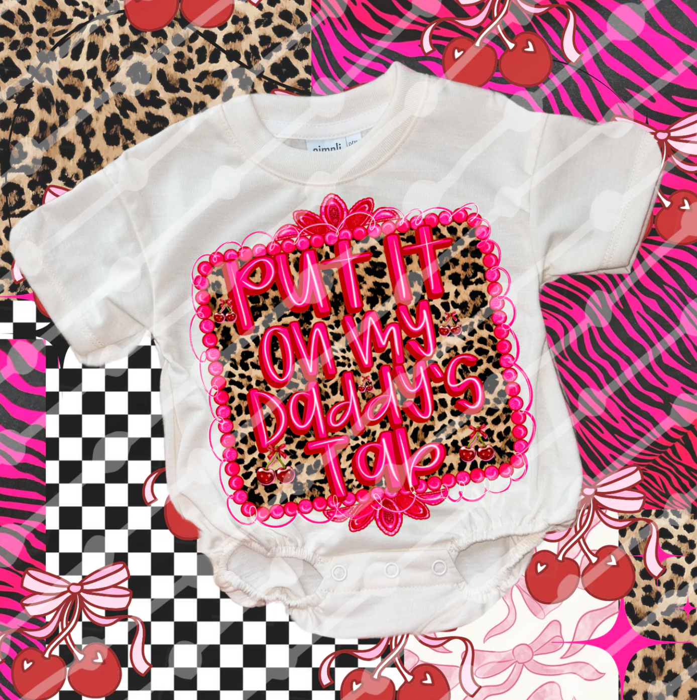 Put it on my daddy's tab - DTF