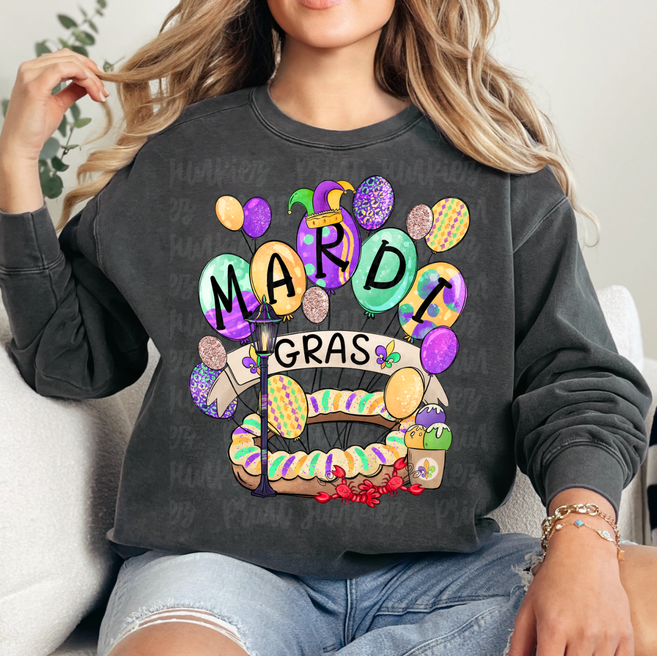 Mardi Gras King Cake - DTF