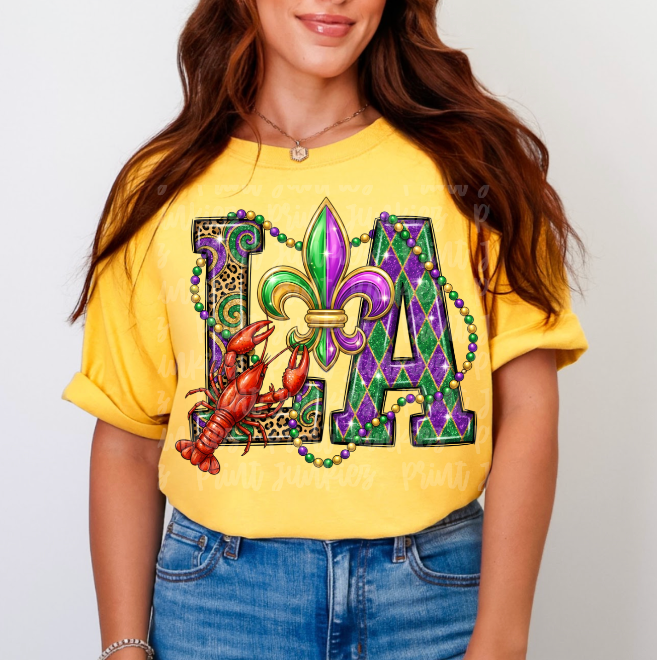 LA Mardi Gras Doodle Mix - DTF