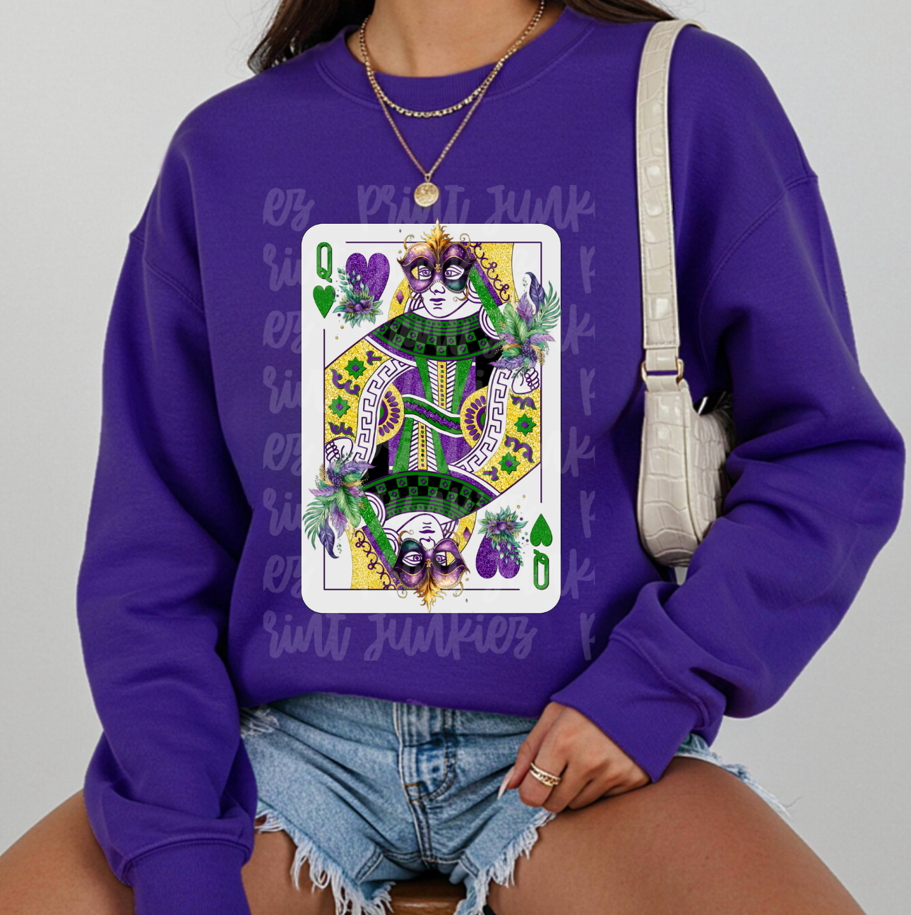 Queen of Hearts Mardi Gras - DTF