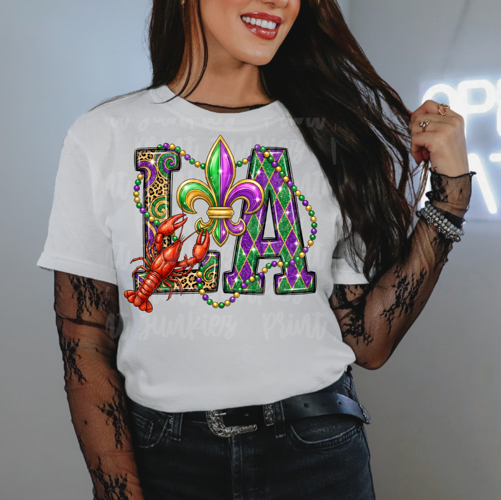 LA Mardi Gras Doodle Mix - DTF