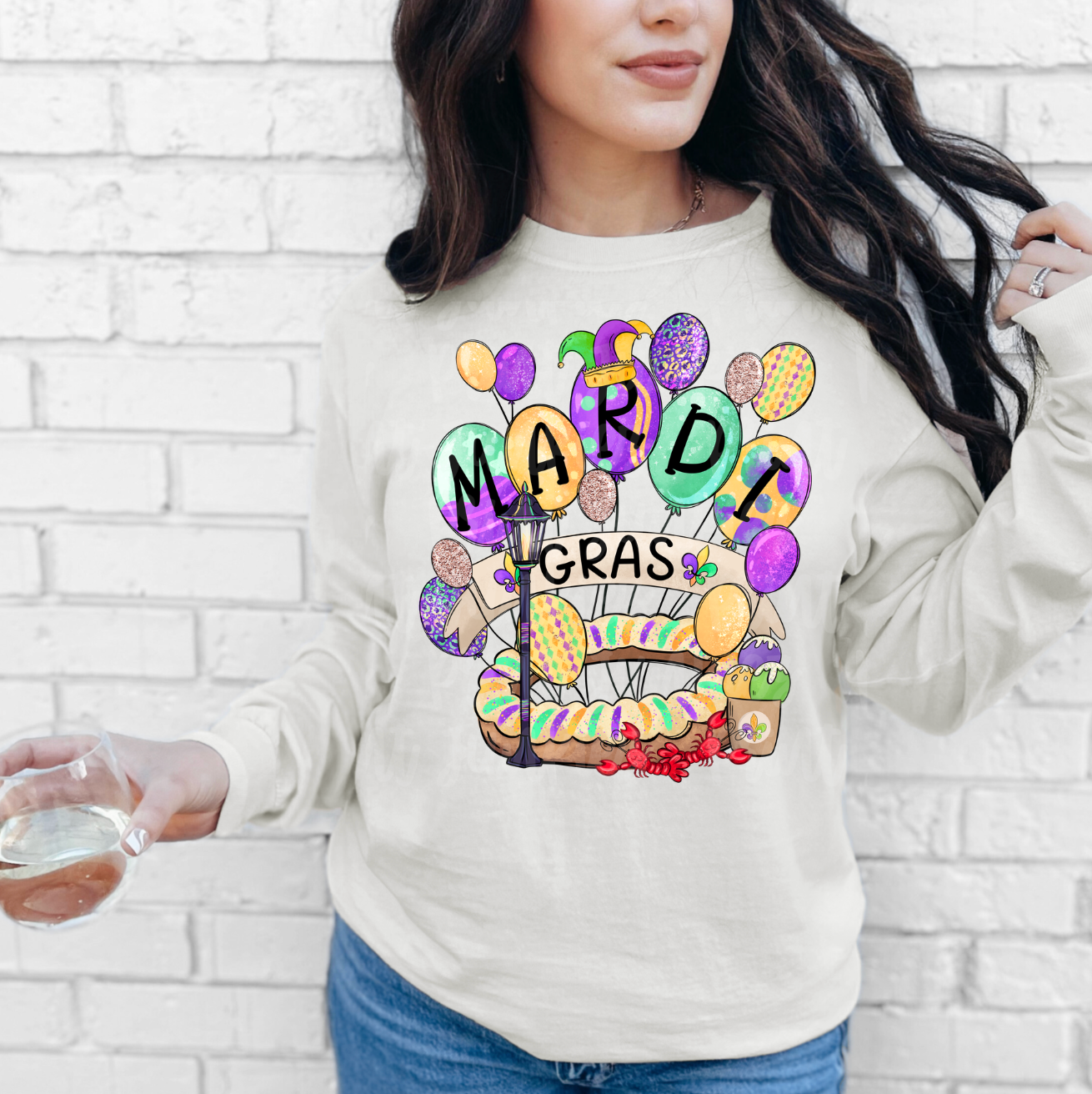 Mardi Gras King Cake - DTF