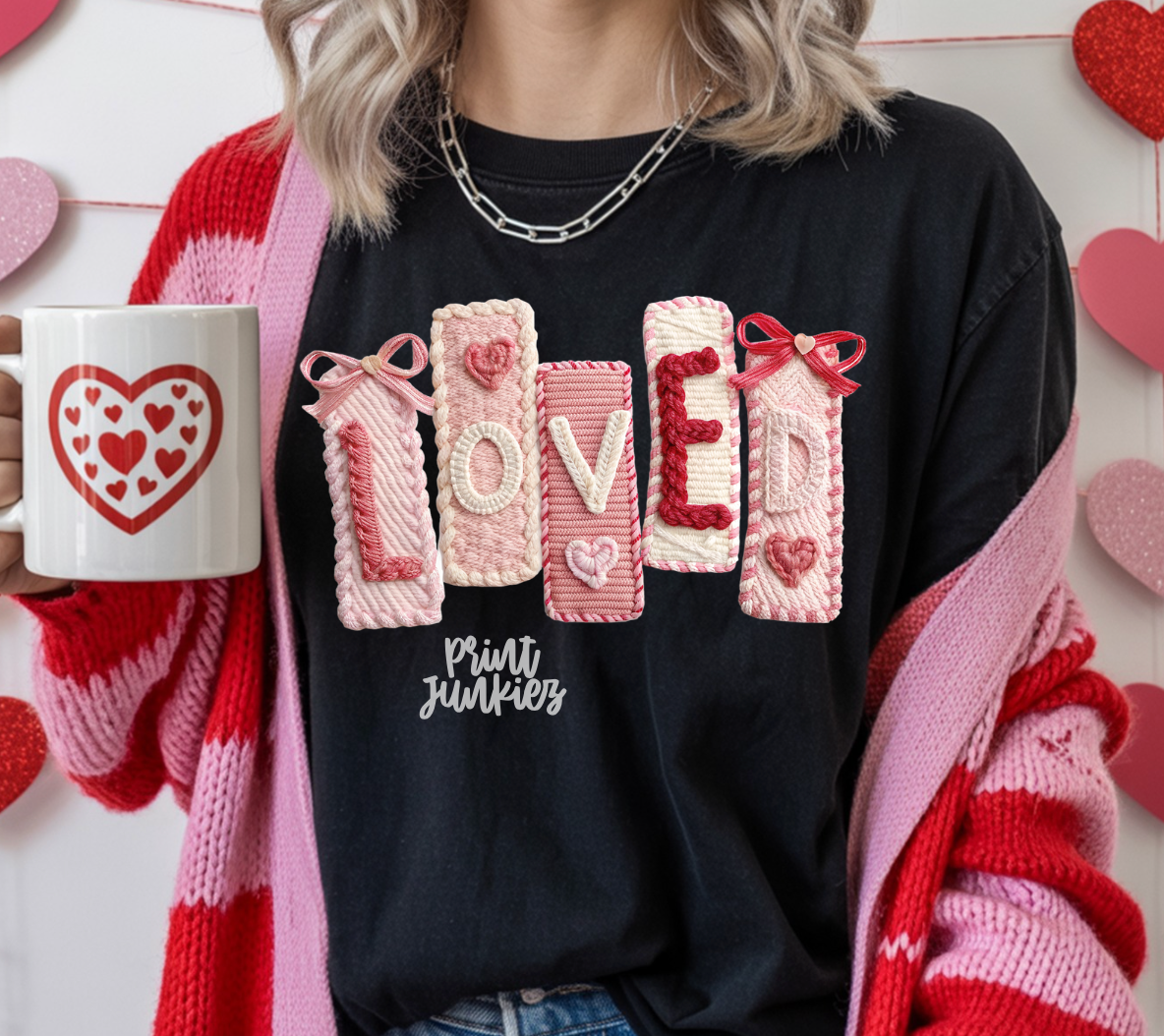 Loved Faux Crochet - DTF