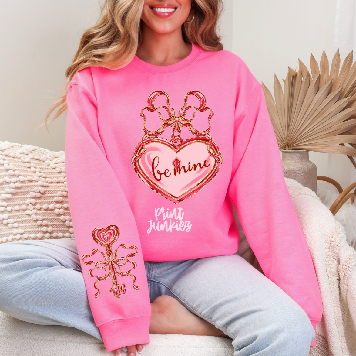 Be Mine Locket & Key - DTF