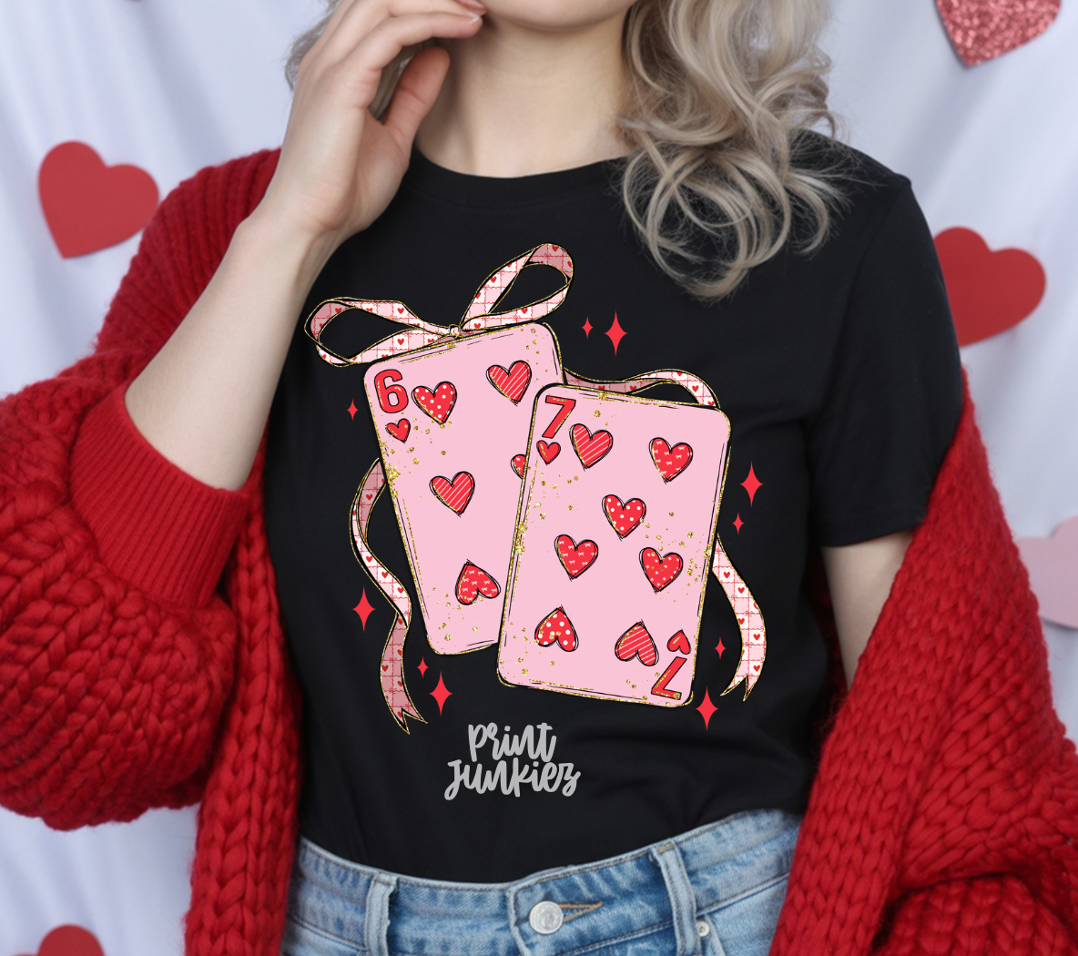 6-7 Valentine Playing Cards - DTF