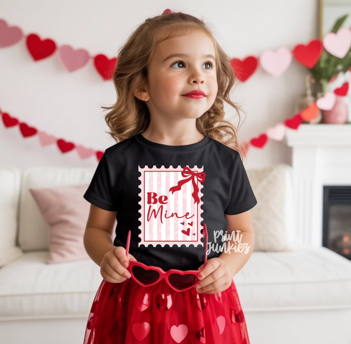 Be Mine Valentine Stamp - DTF