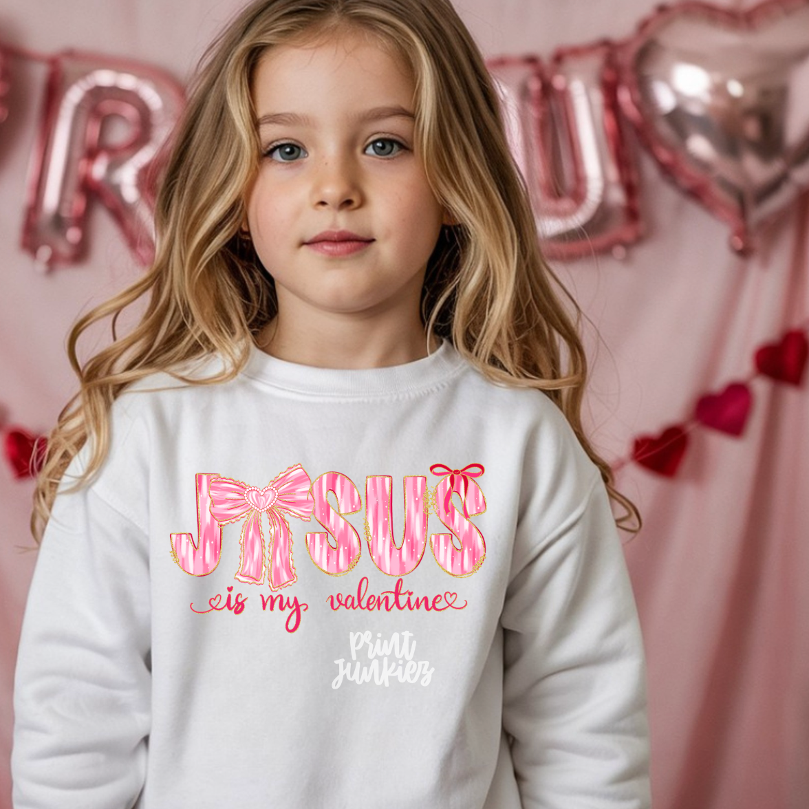 Jesus is my Valentine Brushstroke - DTF