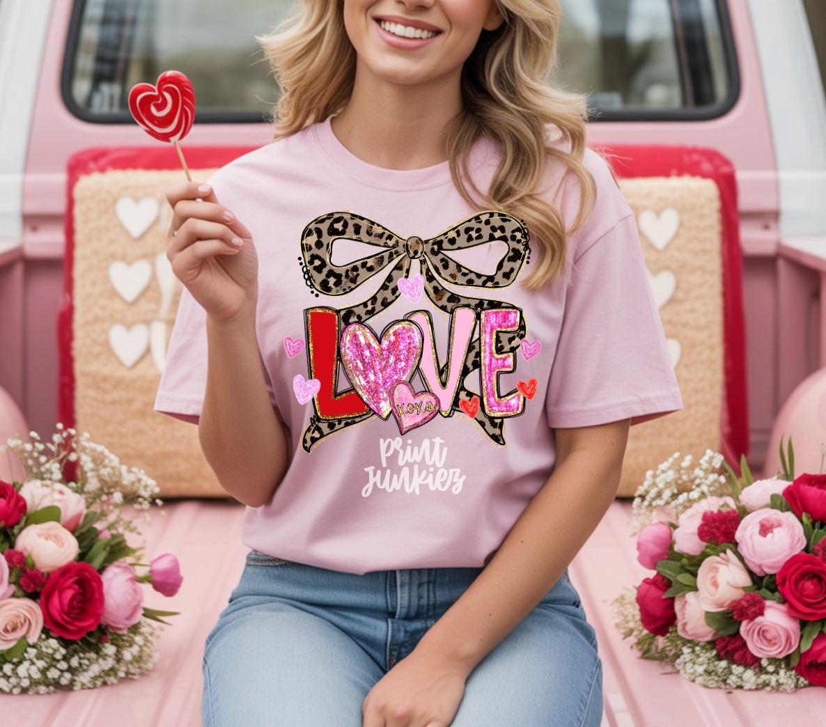 Love Cheetah Coquette Bow - DTF