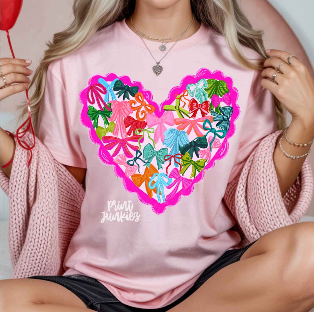 Heart Bows Mix - DTF