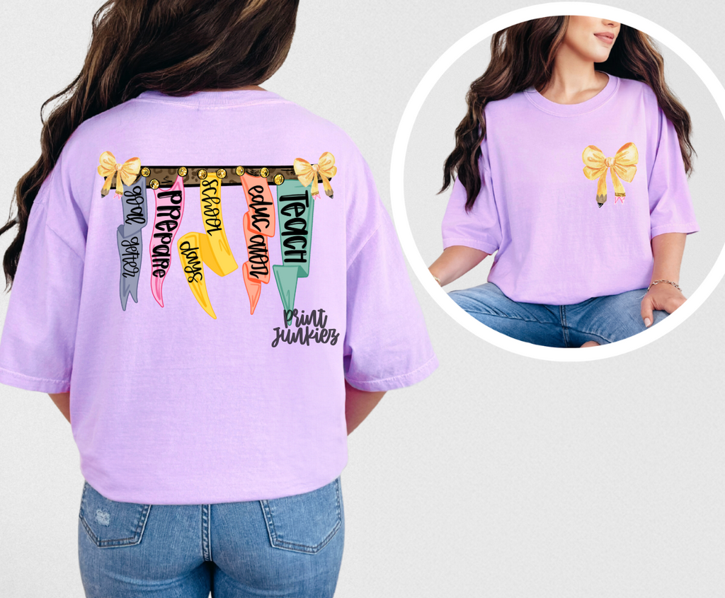 Teacher Pennant Banner - DTF