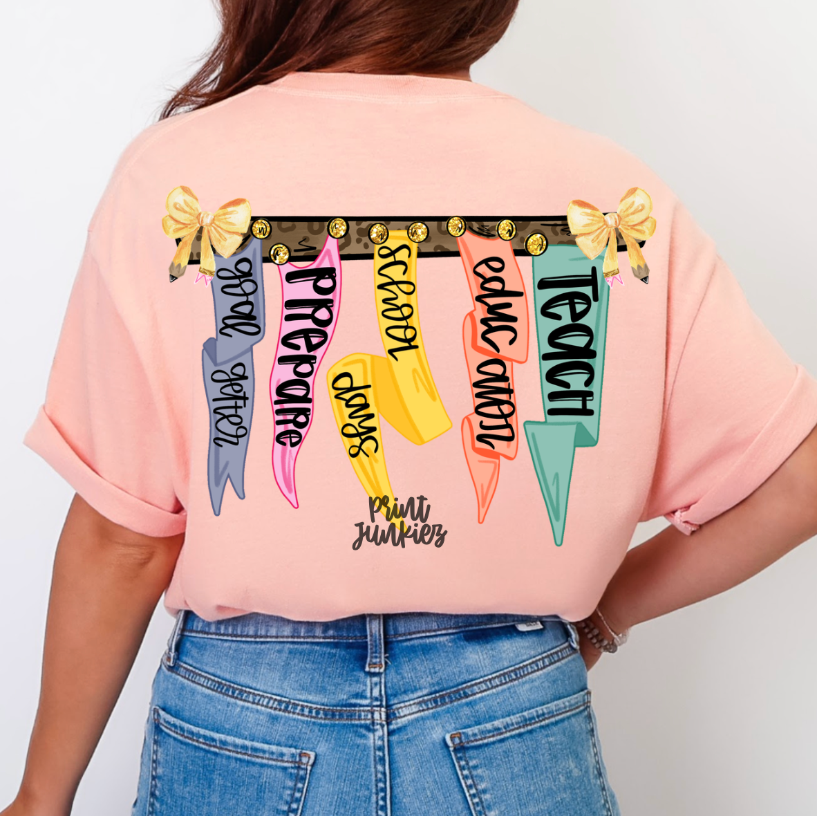 Teacher Pennant Banner - DTF