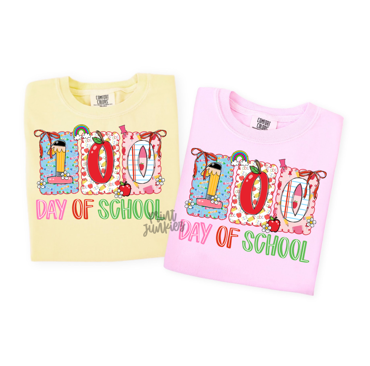 100 days of school preppy - DTF