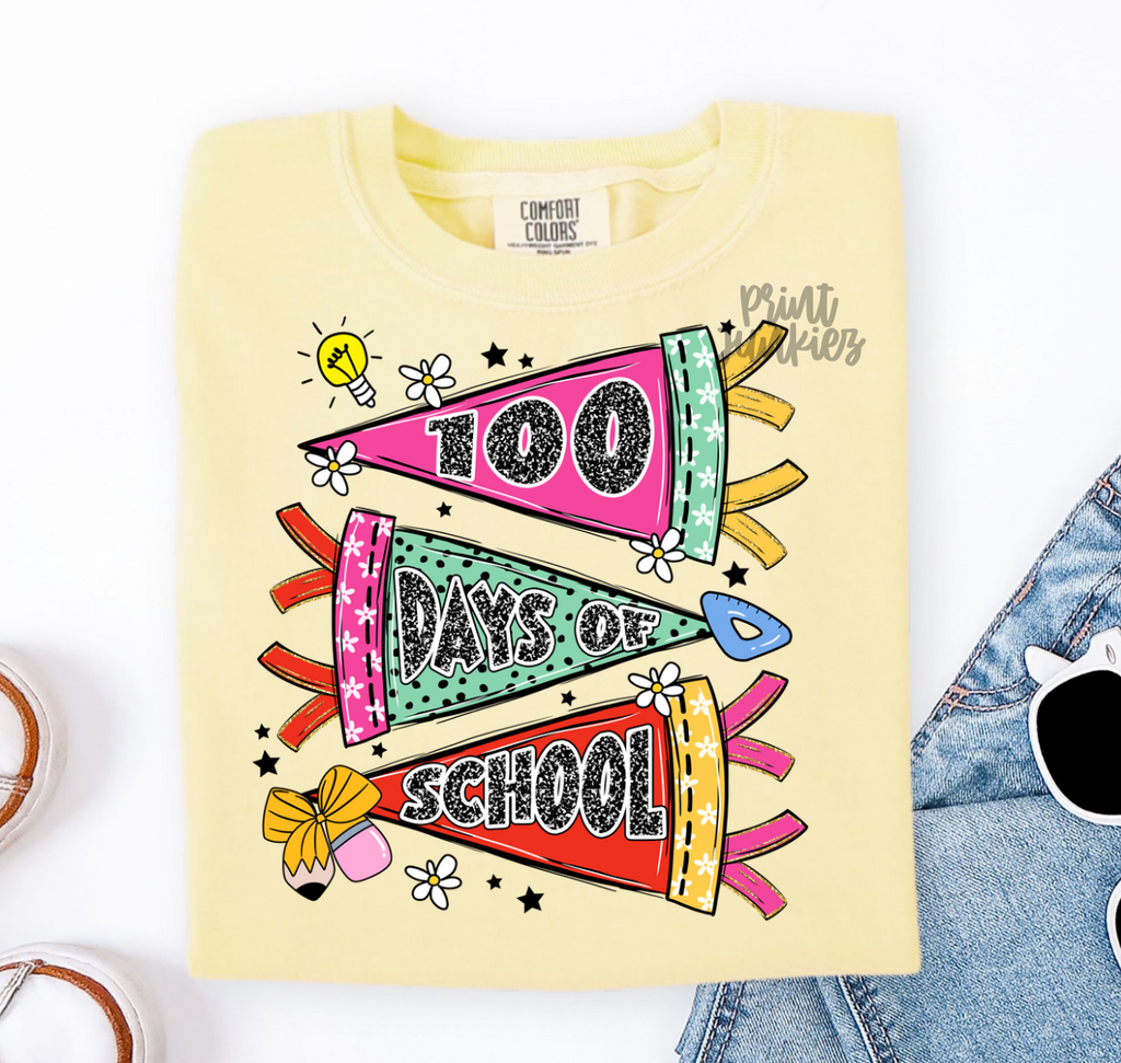 100 Days of School Banner - DTF