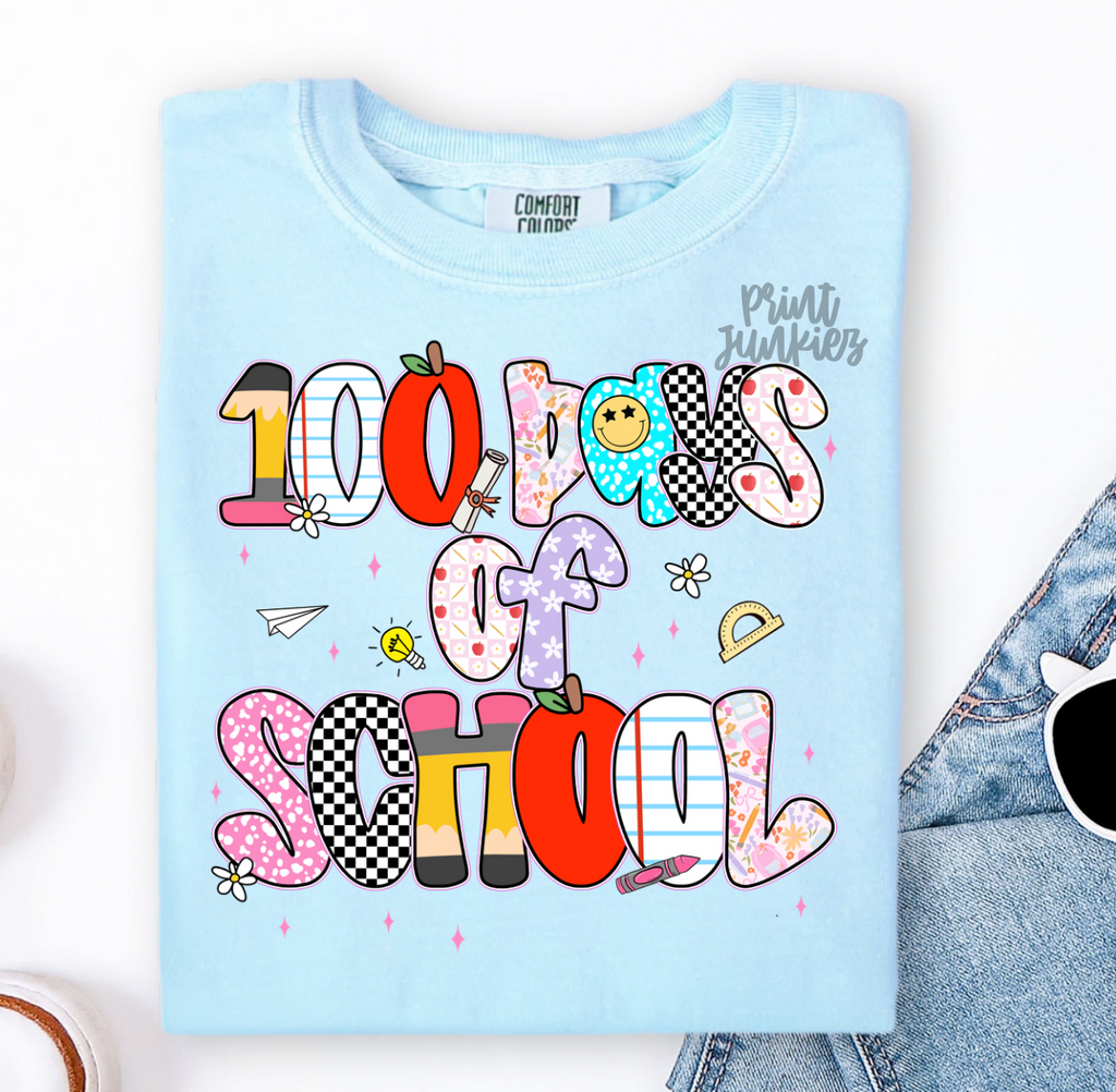 100 Days of School Preppy - DTF