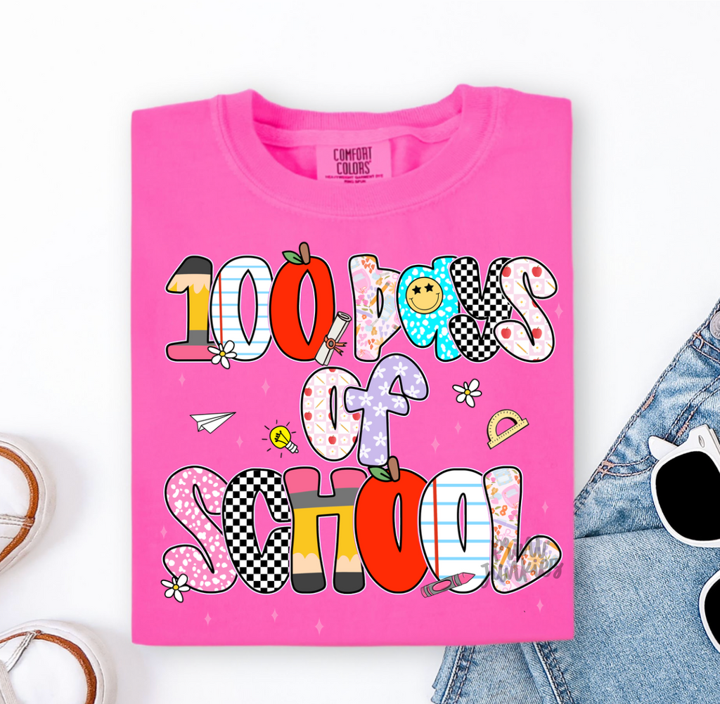 100 Days of School Preppy - DTF